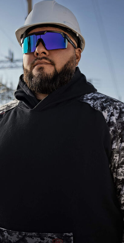 FR DuraStretch Patriot Hoodie Lifestyle